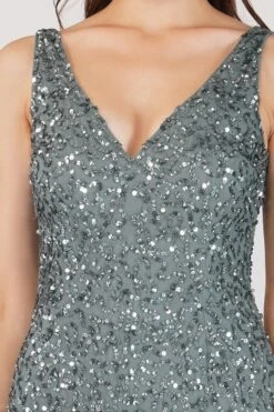 Greyson Teal Sequin Maxi Dress -Lace & Beads Shop 10 1 277a6d28 a35a 48fb ac7c 251d7212d4ce