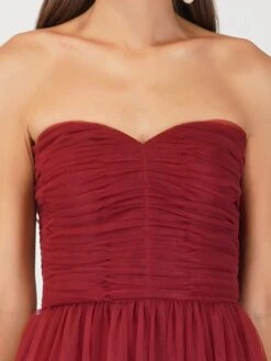 Litzy Midi In Burgundy -Lace & Beads Shop 10 5 1