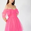 Sydney Pink Tulle Mini Dress 1 Sydney Pink Tulle Mini Dress -Lace & Beads Shop 10 6