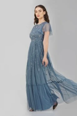 Marly Blue Embellished Maxi Dress -Lace & Beads Shop 16 4 da22ae84 818e 4770 b283 e102cea6a88b