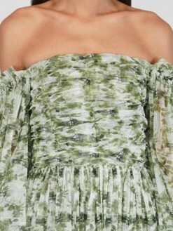 Lana Green Floral Printed Tulle Dress 11 Lana Green Floral Printed Tulle Dress -Lace & Beads Shop 16 4 e345bc0c 43a3 4d9f 8e4b 317f82d0378d