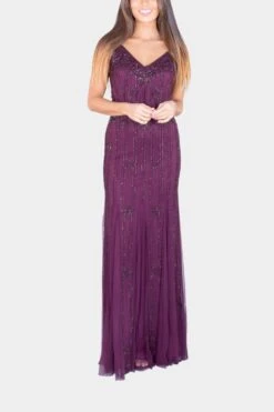 Keeva Burgundy Bridesmaid Maxi Dress -Lace & Beads Shop 18 190d9396 56b7 424e 93bc 249a742e44a6