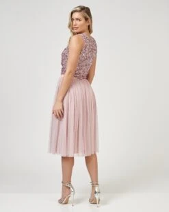 Picasso Pink Sequin Top -Lace & Beads Shop 190314LBD KLK 1114