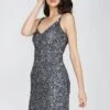 Greyson Grey Sequin Mini Dress -Lace & Beads Shop 1 15 Copy