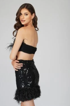 Xara Black Feather Top -Lace & Beads Shop 1 18 Copy 717c1e96 3d01 49e3 9cc8 c70cfd614570