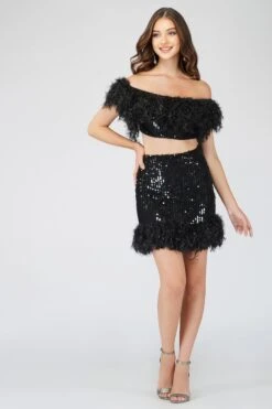 Zuri Sequin Black Feather Skirt -Lace & Beads Shop 1 25 Copy 8f578451 43dd 4f24 9b78 208604e6e5e2