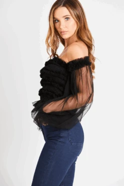 Rolf Black Mesh Top -Lace & Beads Shop 1 f1e14987 53e9 48ca 9b6a a3efe21d4bc8