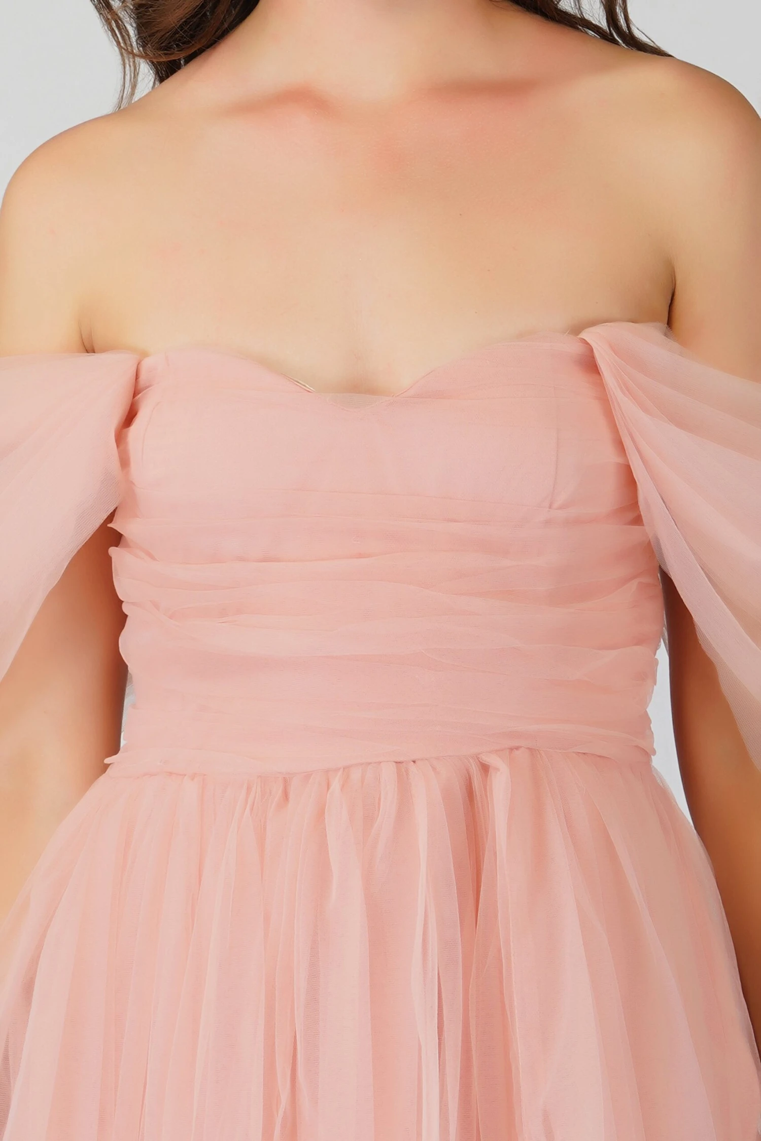 Sydney Light Pink Tulle Mini Dress 8 Sydney Light Pink Tulle Mini Dress - Image 6