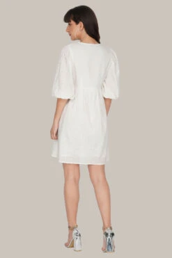 Kora White Cotton Mini Dress -Lace & Beads Shop 24 c07a8652 4e62 494b 828c 2be4e5ef0ef1