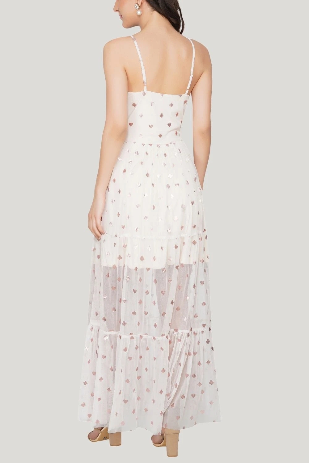 Poppy Mesh Midi Dress In Pink 9 Poppy Mesh Midi Dress In Pink - Image 7