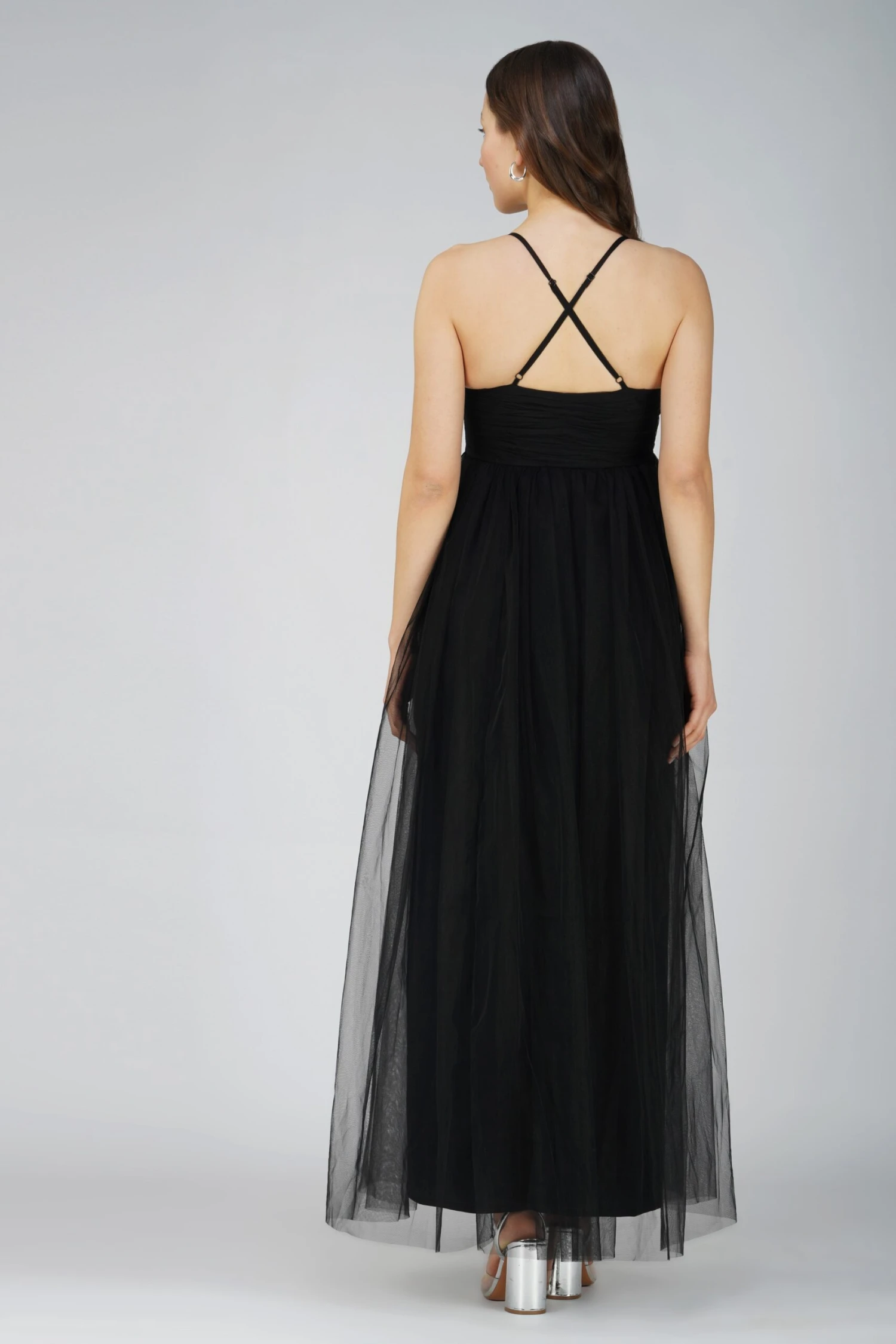 Opal Tulle Maxi Dress In Black 12 Opal Tulle Maxi Dress In Black - Image 10