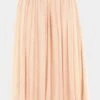 Merlin Nude Midi Skirt
