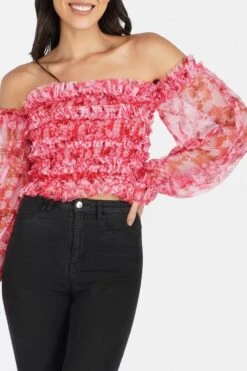 Rolf Top In Red Print -Lace & Beads Shop 2 ec803016 a6ad 47be 92eb 3acf2b81803e