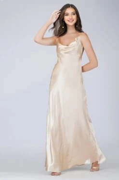 Sienna Champagne Bridesmaid Dress -Lace & Beads Shop 3 23 Copy