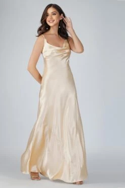 Sienna Champagne Bridesmaid Dress -Lace & Beads Shop 3 25 Copy