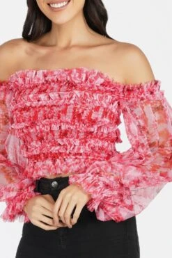 Rolf Top In Red Print -Lace & Beads Shop 4 feb7f7e4 e30d 4300 a647 cd558bcbd50a