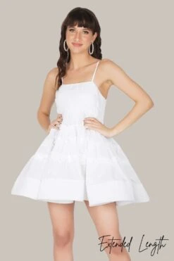 Bethan Cotton Mini In White