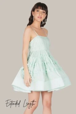 Bethan Cotton Mini Dress In Sage -Lace & Beads Shop 55 0086f4a4 696b 4071 9f93 e10a38ec9eaf