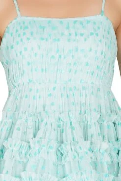Bethan Tulle Mini In Mint Heart Print -Lace & Beads Shop 59 369015cf ac56 42dd 800d c088728eed17