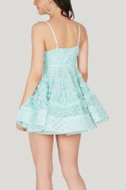 Bethan Tulle Mini In Mint Heart Print -Lace & Beads Shop 60 402935f4 5fb0 450d b896 a8dbd267648d