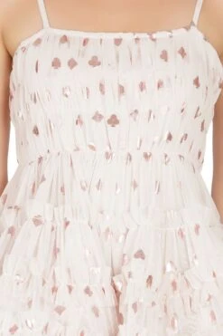 Bethan Tulle Mini In Pink Card Print -Lace & Beads Shop 66