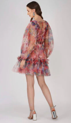 Gracelyn Mini Dress In Floral Print -Lace & Beads Shop 73F8B2F2 9E76 427E 8686 82975F90E87A