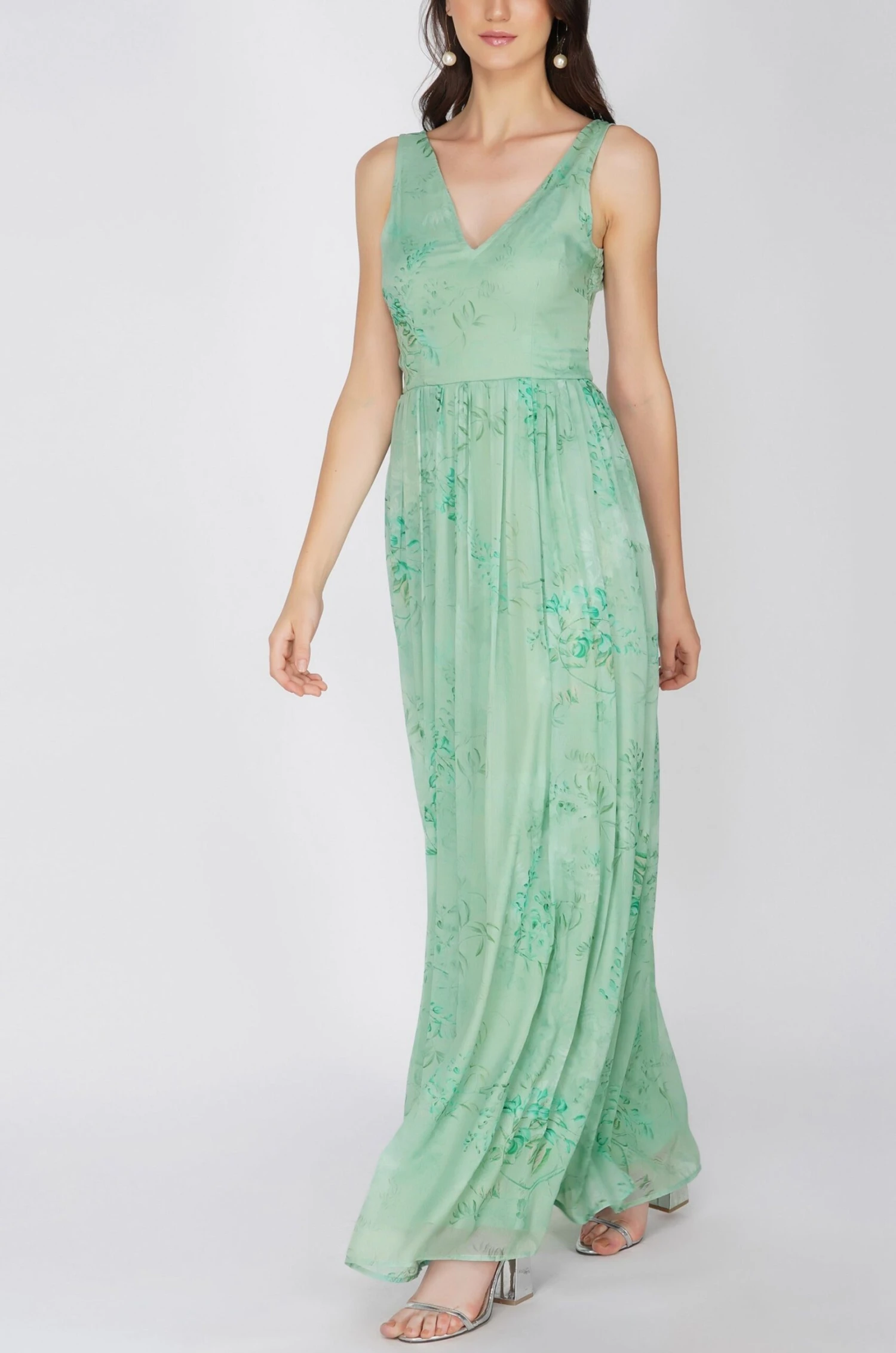 Ayden Green Printed Maxi Dress 5 Ayden Green Printed Maxi Dress - Image 3