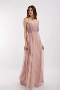 Riva Embellished Corset Maxi Dress In Pink -Lace & Beads Shop 8 3182e687 ab27 4cec 8e06 1b2495675caa