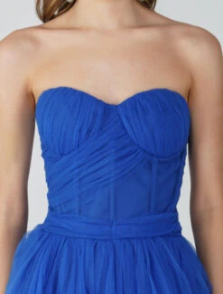 Lauren Cobalt Blue Tulle Mini Dress -Lace & Beads Shop A56CA156 1A33 456C B414 EA79C0775691