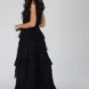Alexandra Black Tulle Maxi Dress 2 Alexandra Black Tulle Maxi Dress -Lace & Beads Shop ALexandraBlacksize