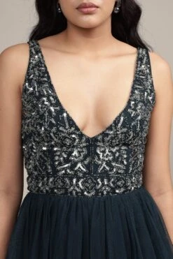 Builda Embellished Mini Dress In Navy 11 Builda Embellished Mini Dress In Navy -Lace & Beads Shop Builda Mini in Navy 8