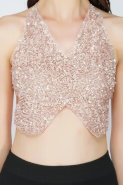 Butterfly Top In Blush Nude -Lace & Beads Shop Butterflytop 42