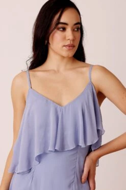 Cassa Midi Dress In Light Blue -Lace & Beads Shop Cassa Midi in Blue 1