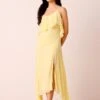 Cassa Midi Dress In Pale Yellow