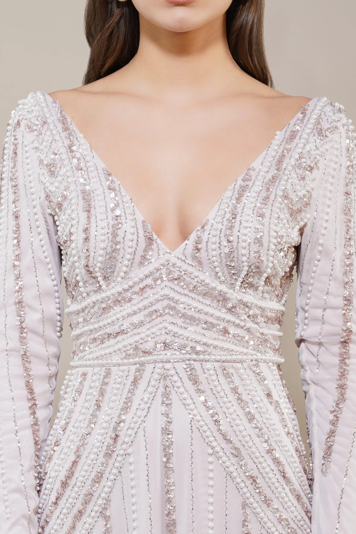 Cordelia Embellished Maxi Dress In Powder Pink 4 Cordelia Embellished Maxi Dress In Powder Pink - Image 2