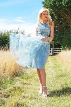 Picasso Teal Sequin Top -Lace & Beads Shop DSC01315 Edit