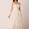 Dakota Strapless Maxi Dress In Ivory -Lace & Beads Shop Dakota Maxi in Ivory 6