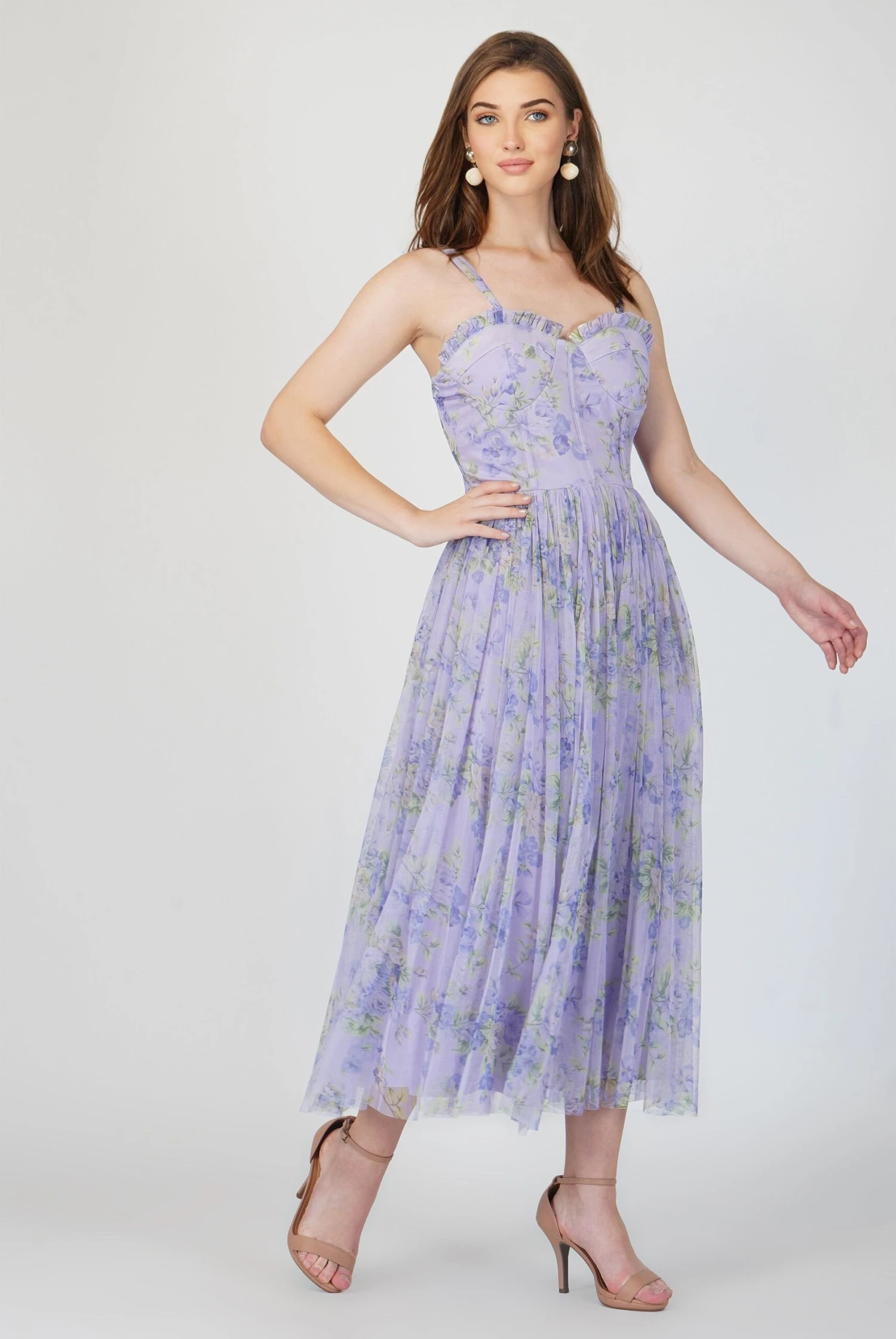 Dane Purple Corset Midi Dress 4 Dane Purple Corset Midi Dress - Image 2