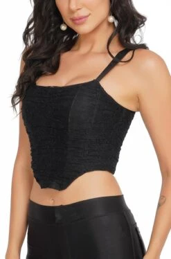 Devon Black Lace Corset Top 11 Devon Black Lace Corset Top -Lace & Beads Shop DevonTop 4