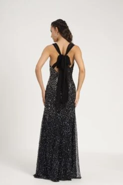 Dream Embellished Maxi Dress In Black -Lace & Beads Shop DreamEmbellishedMaxiinBlack 4