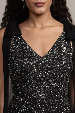 Dream Embellished Maxi Dress In Black -Lace & Beads Shop Dream Embellished Maxi in Black 10