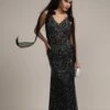 Dream Embellished Maxi Dress In Black -Lace & Beads Shop Dream Embellished Maxi in Black 3