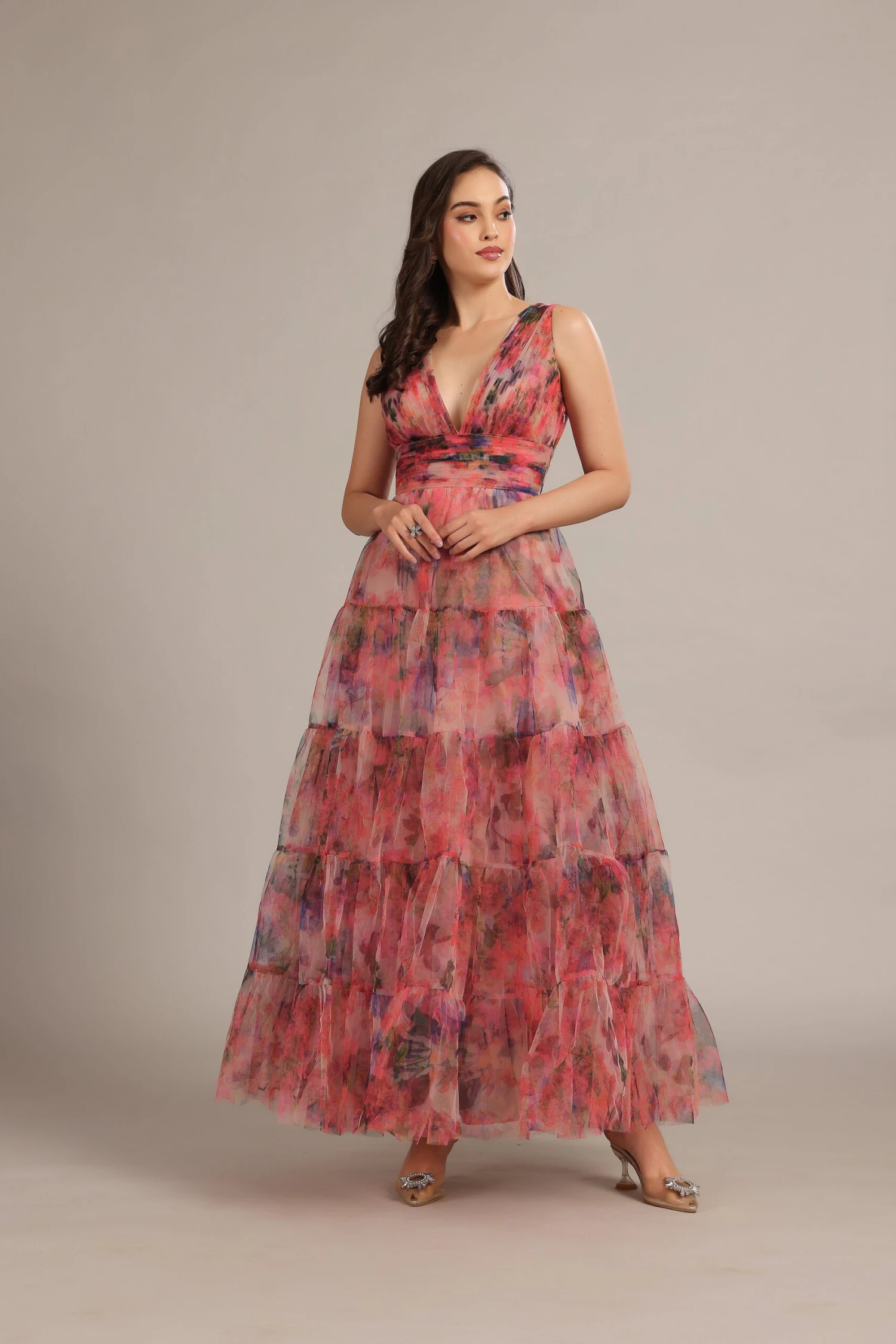 Candace Maxi Dress In Mixed Floral 3 Candace Maxi Dress In Mixed Floral
