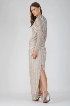 Ellis Maxi Dress In Powder Pink 24 Ellis Maxi Dress In Powder Pink -Lace & Beads Shop EllisPowderPink 3