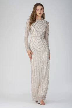 Ellis Maxi Dress In Powder Pink 20 Ellis Maxi Dress In Powder Pink -Lace & Beads Shop EllisPowderPink 4