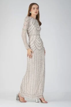 Ellis Maxi Dress In Powder Pink 25 Ellis Maxi Dress In Powder Pink -Lace & Beads Shop EllisPowderPink 6