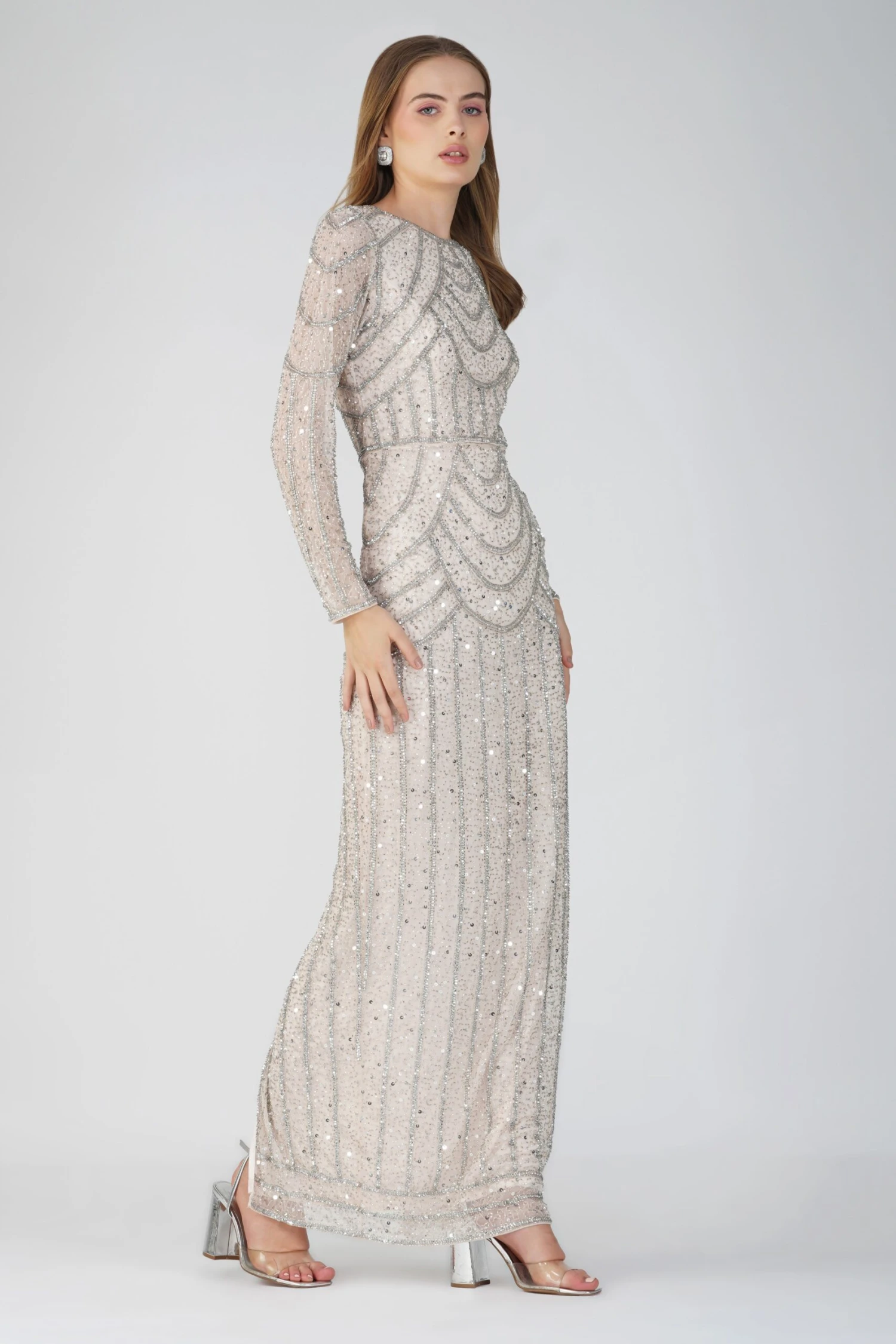 Ellis Maxi Dress In Powder Pink 14 Ellis Maxi Dress In Powder Pink - Image 12