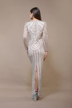 Ellis Maxi Dress In Powder Pink 16 Ellis Maxi Dress In Powder Pink -Lace & Beads Shop Ellis Maxi in Powder Pink 3