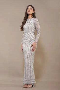 Ellis Maxi Dress In Powder Pink