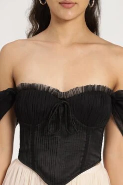 Emerie Corset Top In Black 15 Emerie Corset Top In Black -Lace & Beads Shop EmerieCorsetTopinBlack 10